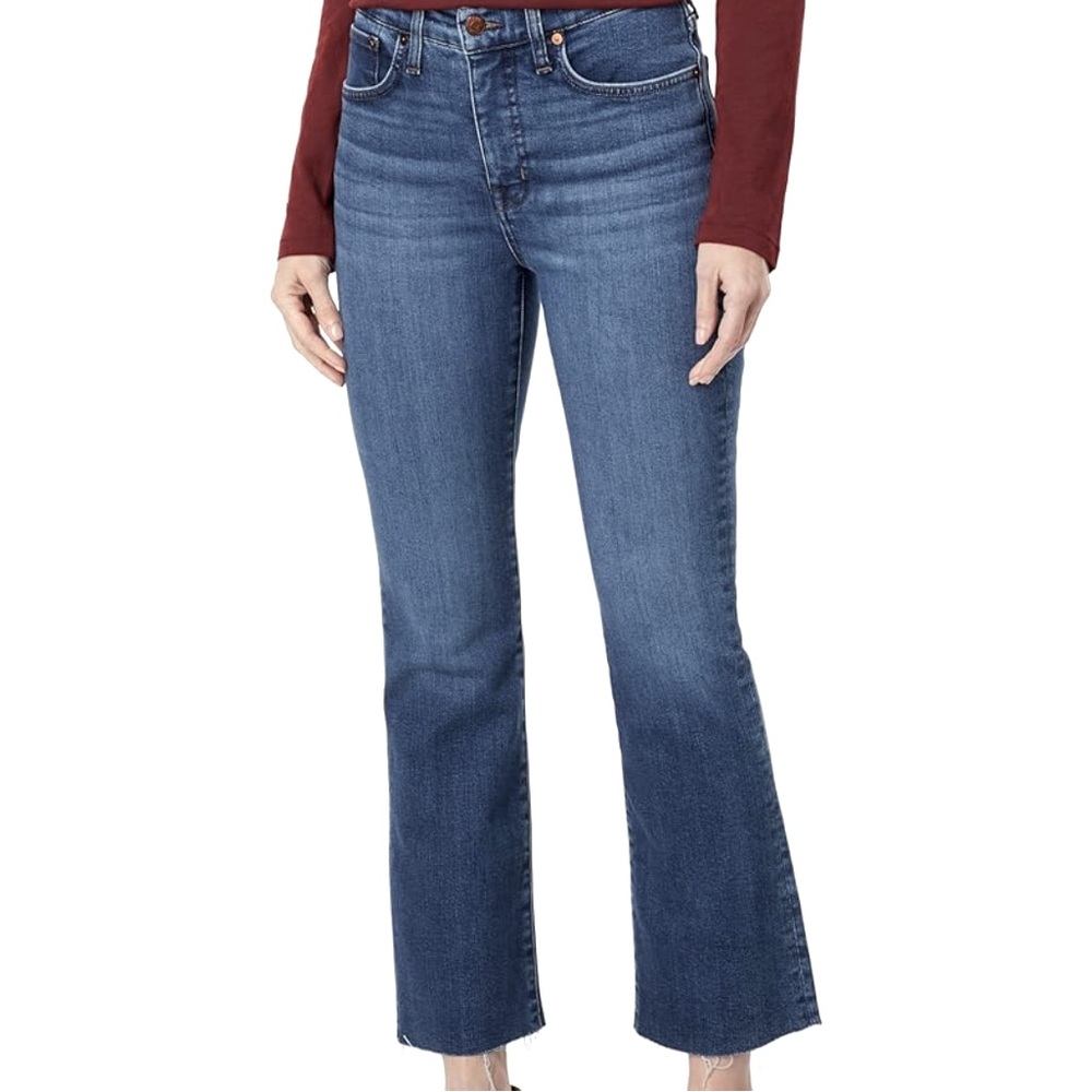 Madewell Mid-Rise Kick Out Jeans | Medium Blue | Size 27